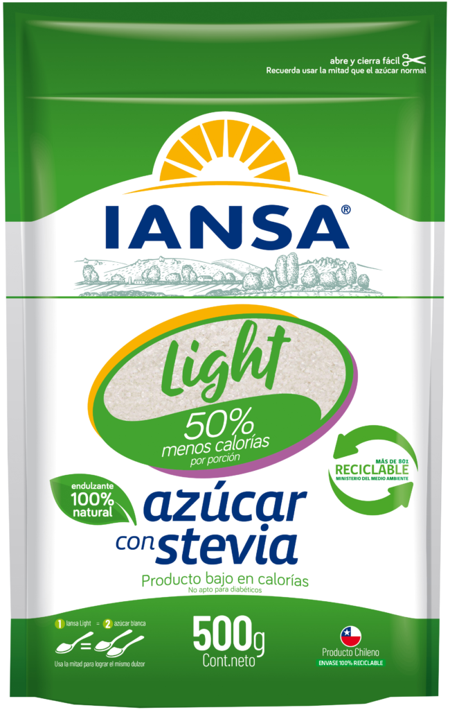 Azúcar Iansa Light con Stevia